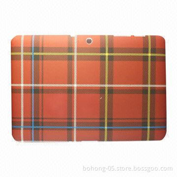 Case for Samsung P5100, Made of PC Material, Leather Put Single Bottom Water